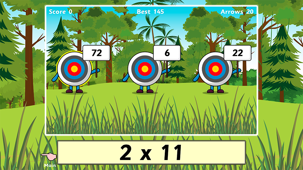 Times Tables Archery
