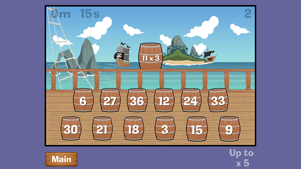 Times Tables Barrels