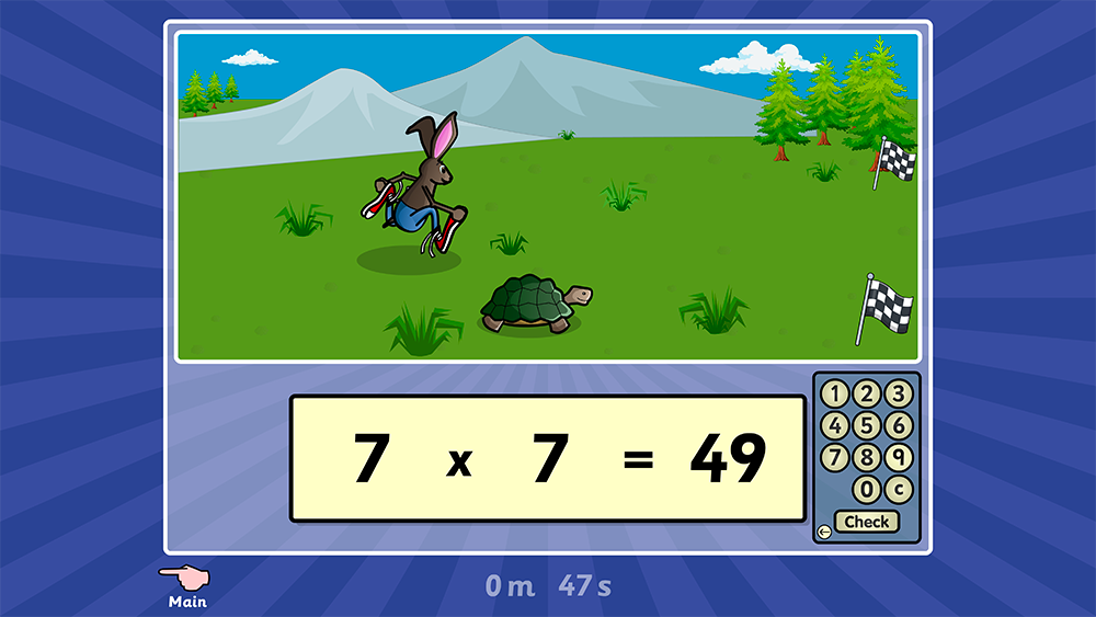 The Multiplication Tables Check Race